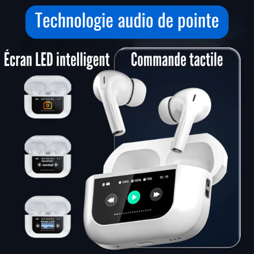 TouchPods™ | Écouteurs Sans Fil Avec Écran Tactile