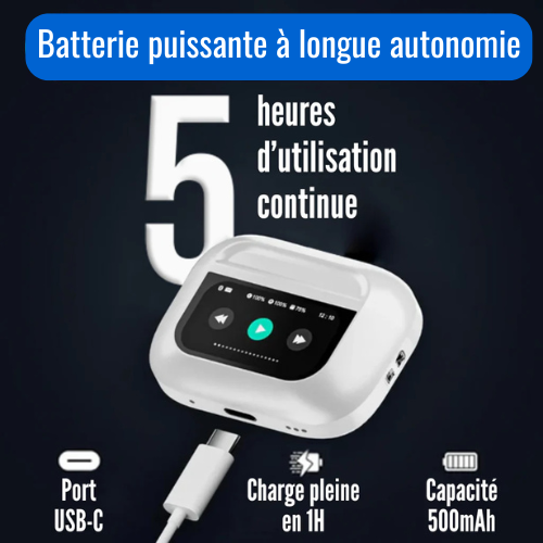 TouchPods™ | Écouteurs Sans Fil Avec Écran Tactile