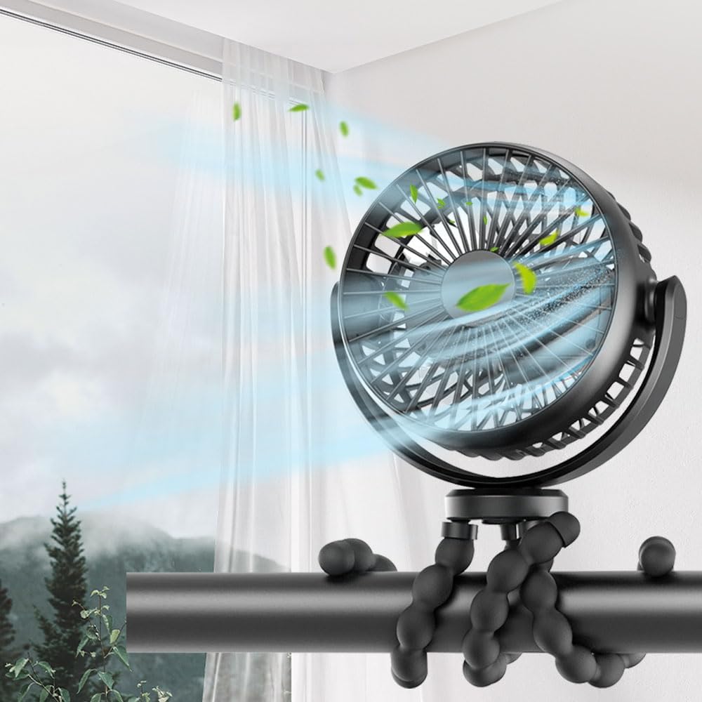 FlexiBreeze™ | Ventilateur Portable & Flexible Pour Bébé